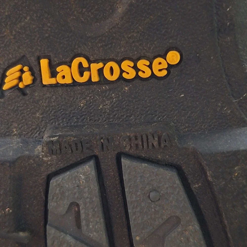 LaCrosse Black 9 Ankle Alpha Mudlite Boots Mens 200050 Cottagecore Rubber